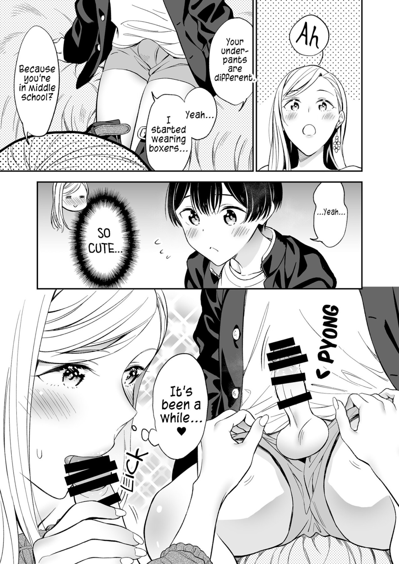 Hentai Manga Comic-Secret Gyaru x Shota Couple Tank Extra Chapter + Summer Sequel-Chapter 26-36-76